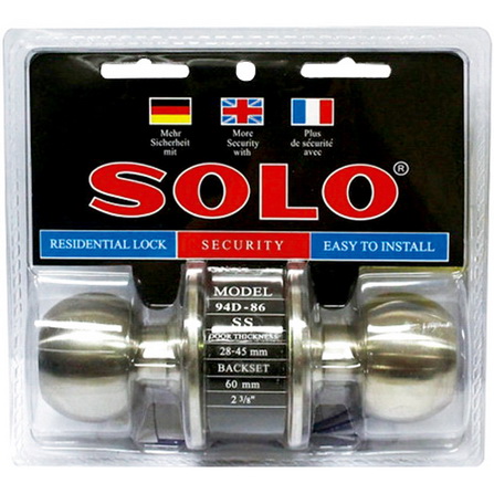 iiกุญแจลูกบิด/Solo/กลมด้าน/94D-86SS