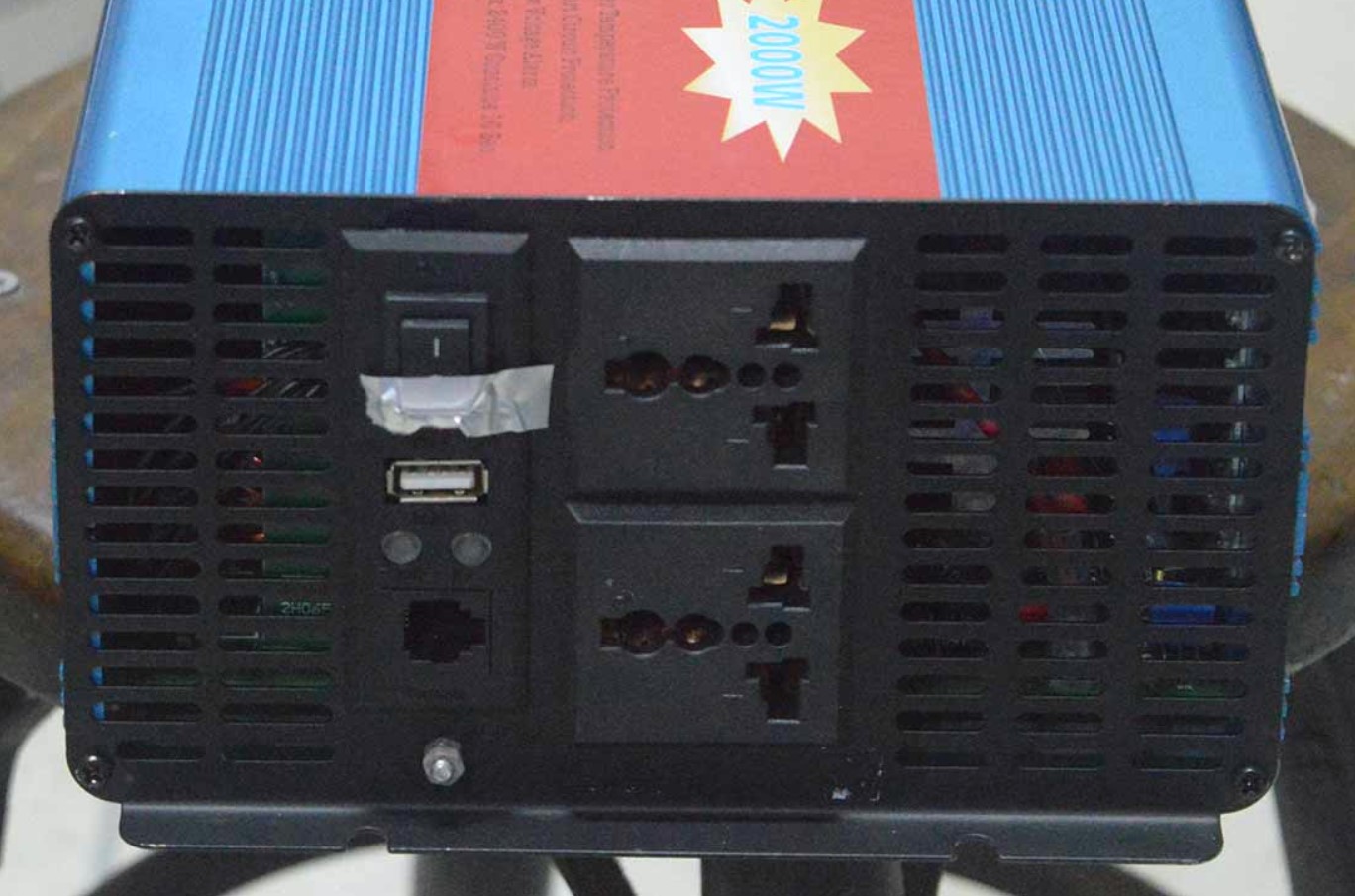 7.อินเวอร์เตอร์ 12v-24v 2000w ZB (ZB-2000-S) PURE SINE WAVE