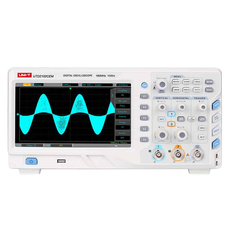 UNI-T UTD2102CEM 100MHz 2 channels Digital Storage Oscilloscope