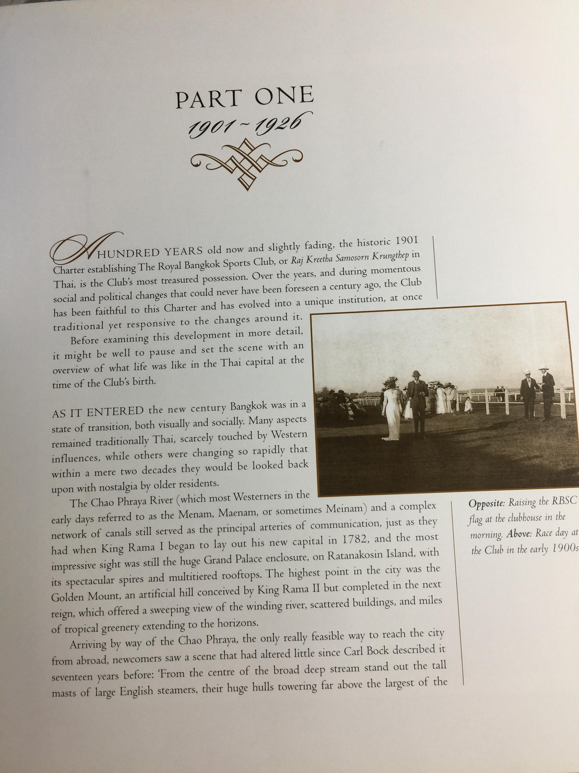 Celebrating 100 Years The Royal Bangkok Sports Club