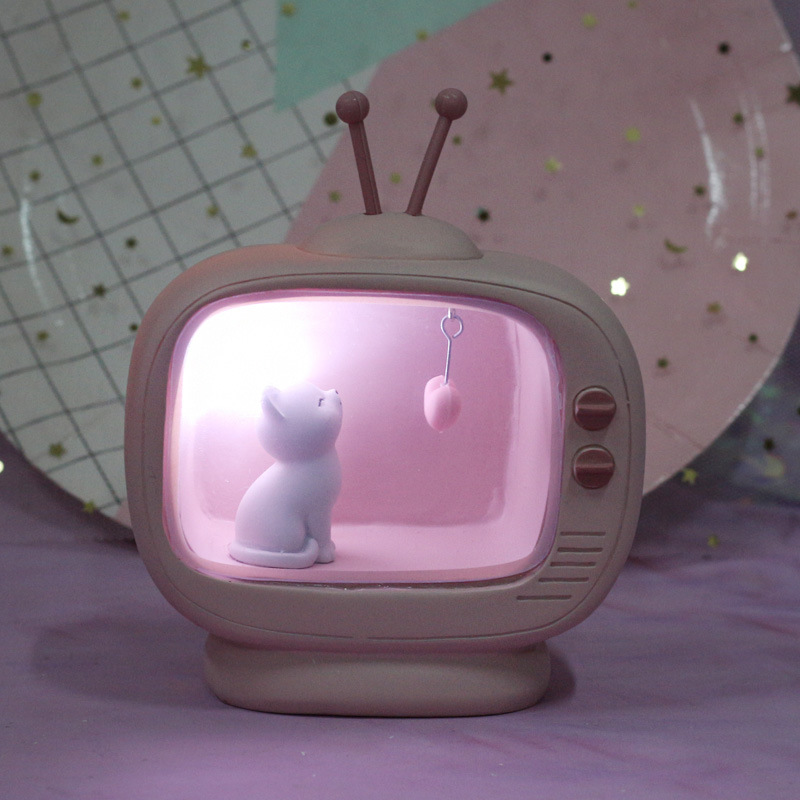 โคมไฟตั้งโต๊ะหัวเตียงแบบเรืองแสงเปล่งประกายในยามค่ำคืนสำหรับประดับตกแต่งห้องนอน