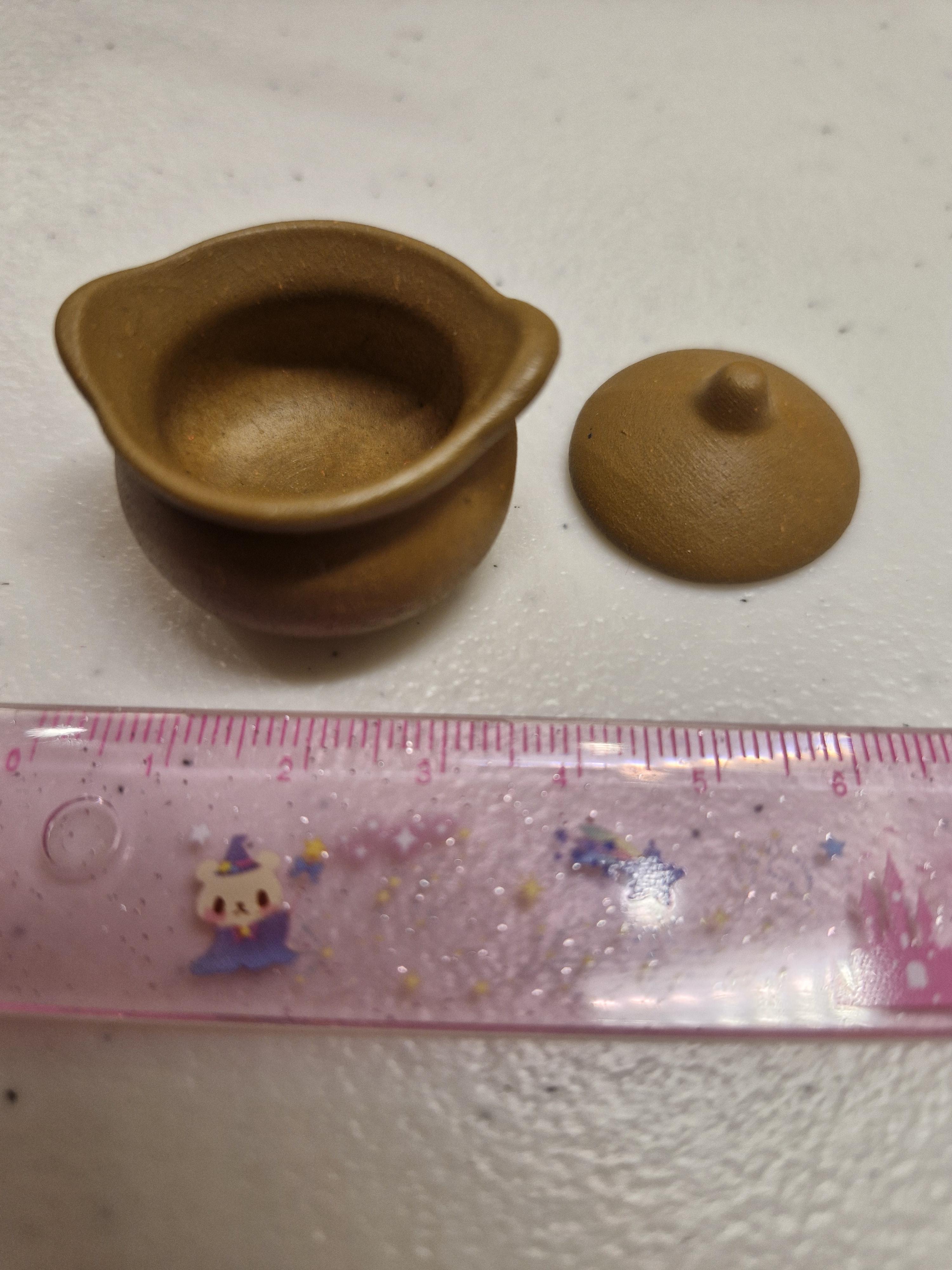 ชุดหม้อดินเผาจิ๋ว งานฝีมือ งานประดิษฐ์ดิน เหมาะสำหรับนำไปจัดอาหารจากดินปั้นจิ๋วดินไทยดินญี่ปุ่นและดินเกาหลี