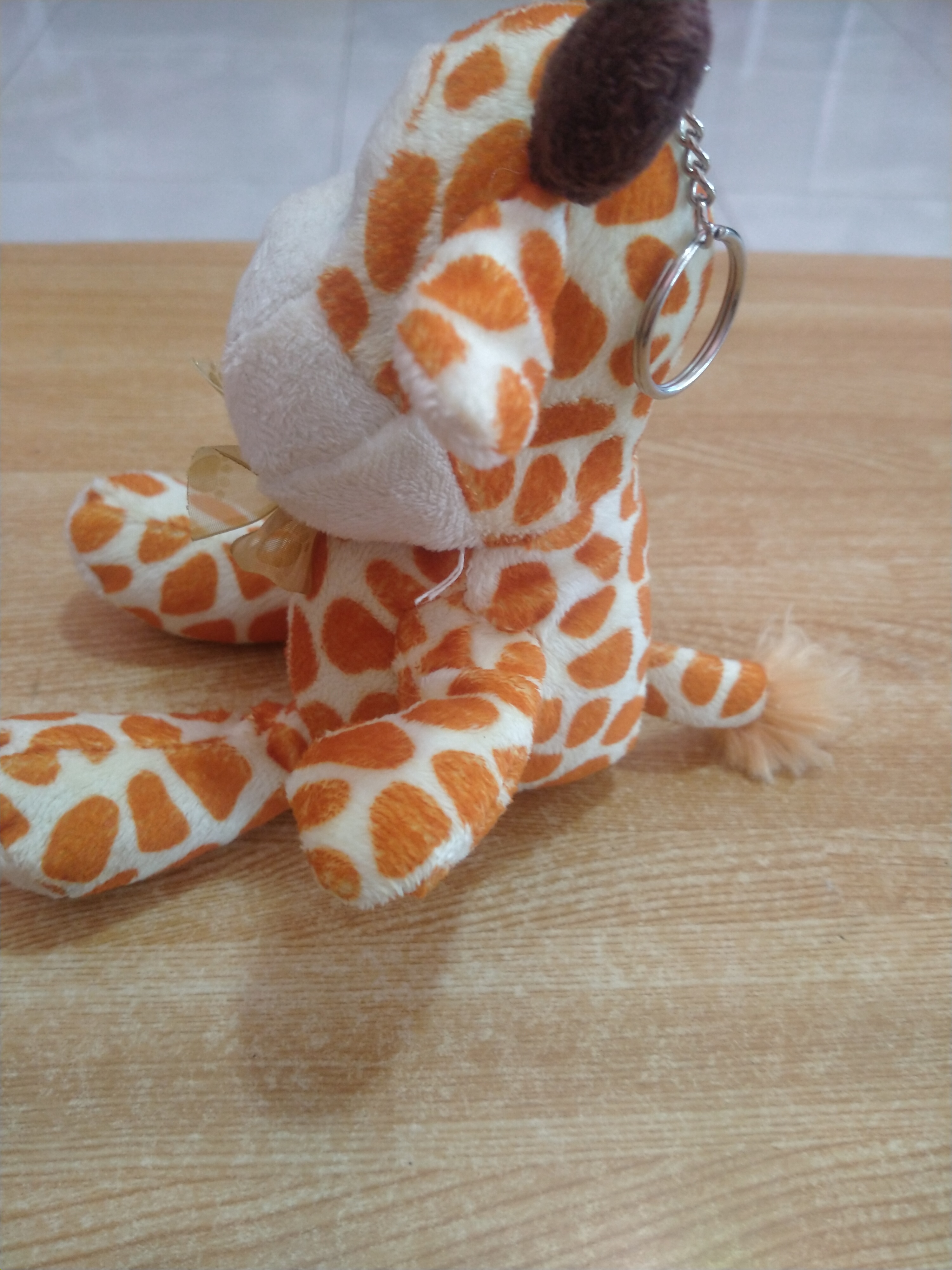 พวงกุญแจตุ๊กตาผ้ายีราฟ