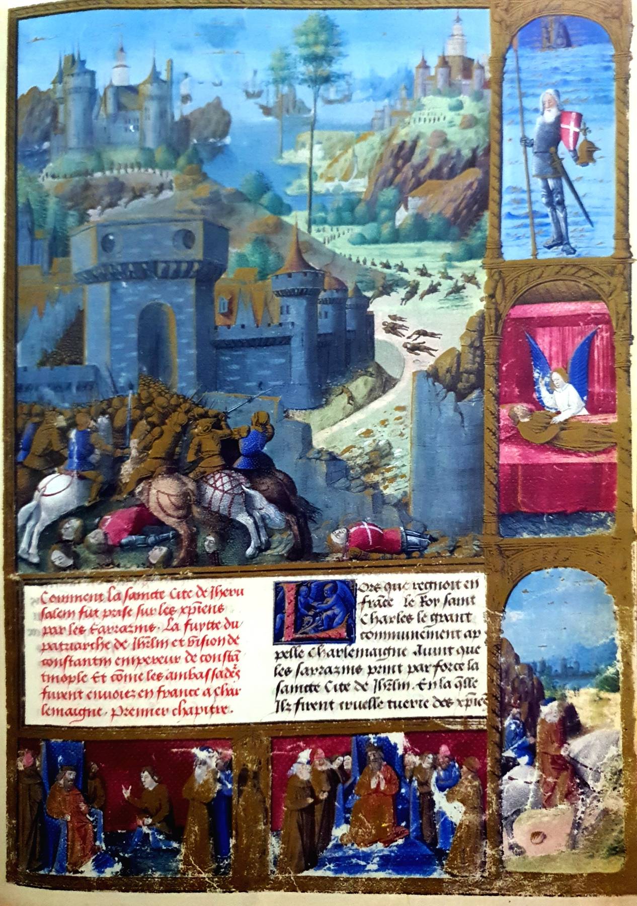 A CHRONICLE OF THE CRUSADES LES PASSAGES D'OUTREMER - THE EXPEDITIONS TO OUTREMER
