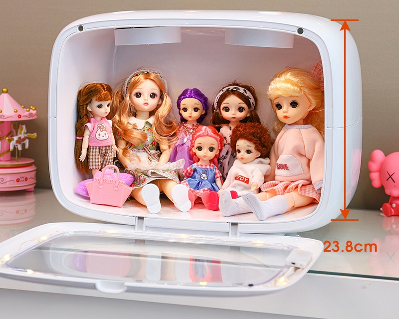 กล่องโชว์โมเดลอะคริลิคมาในรูปแบบกล่องทีวีกันน้ำกันฝุ่นเหมาะสำหรับสะสมของสะสมต่างๆเช่นตุ๊กตาจิ๋วของจิ๋วฟิกเกอร์โมเดลสะสม