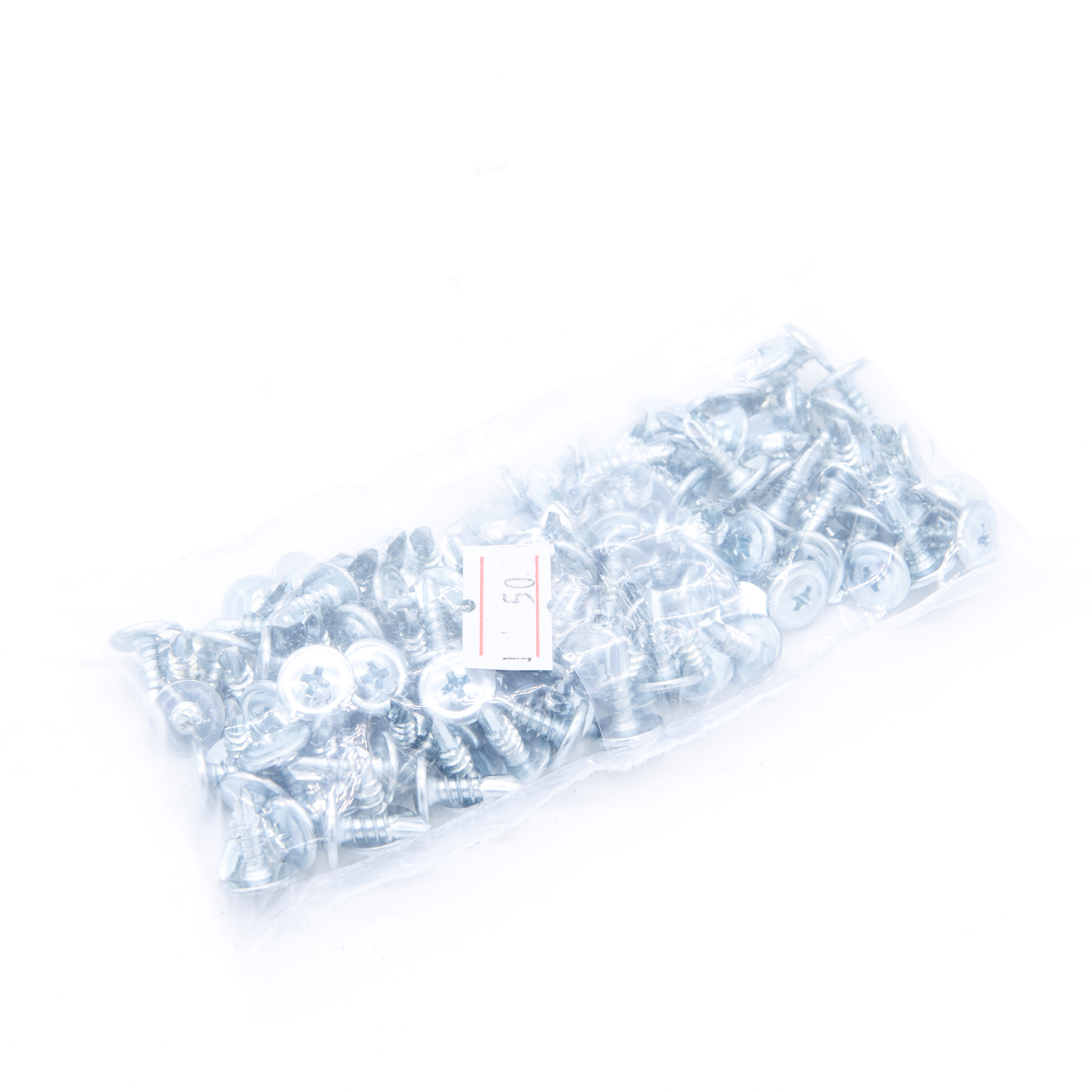 น๊อตสกรูหัวนูน PW ปลายสว่านสำหรับยึดโครงเหล็ก (ถุงละ 100 ตัว) (สกรูปลายสว่านหัวเวเฟอร์) [ขายส่ง]