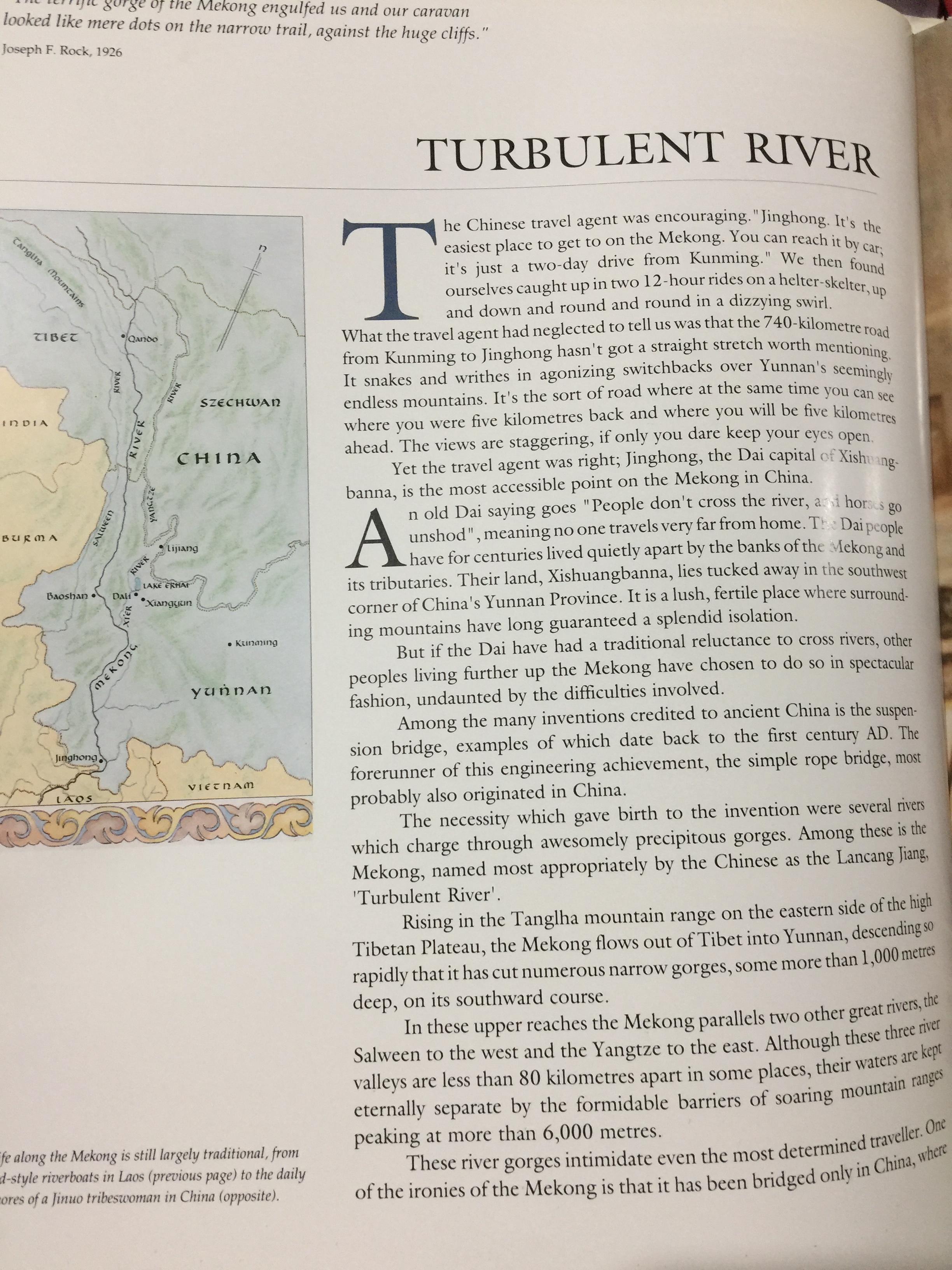 The Mekong, a river and its people Hardcover