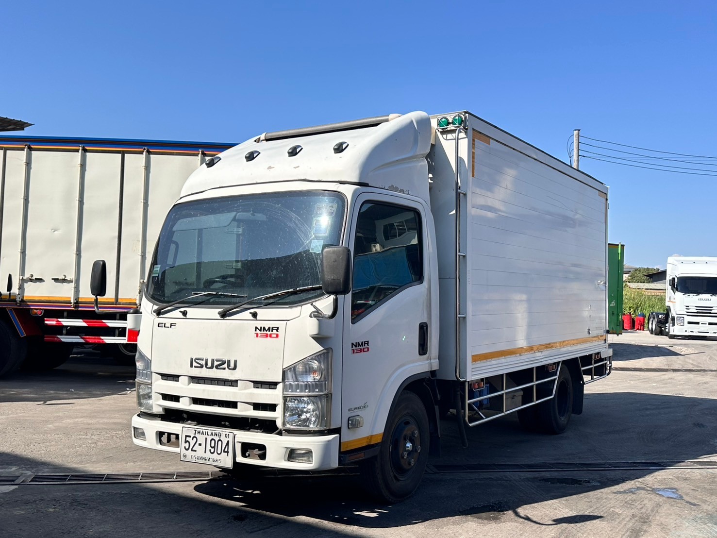 6ล้อตู้เย็น.ISUZUอีซูซุNMR130แรง ปี2561 สภาพสวยยางใหม่ตู้ทำความเย็นสแตนเลสตู้เบิ้มมหาจักร
