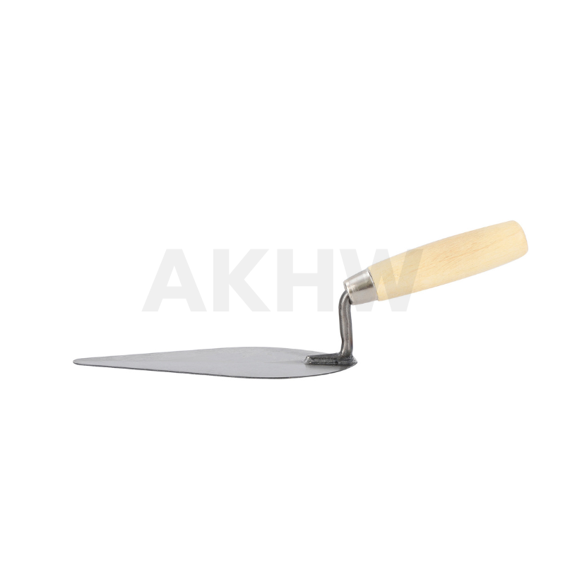 เกรียงก่ออิฐ KingsMan ด้ามไม้ ขนาด 6 นิ้ว ผลิตจากเหล็กกล้าคาร์บอน ทนทาน [ขายปลีก/ส่ง]