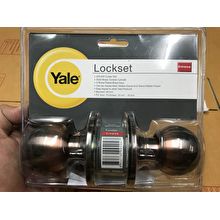 กุญแจลูกบิด/Yale/รมดำ/KN-VCA5227-US11