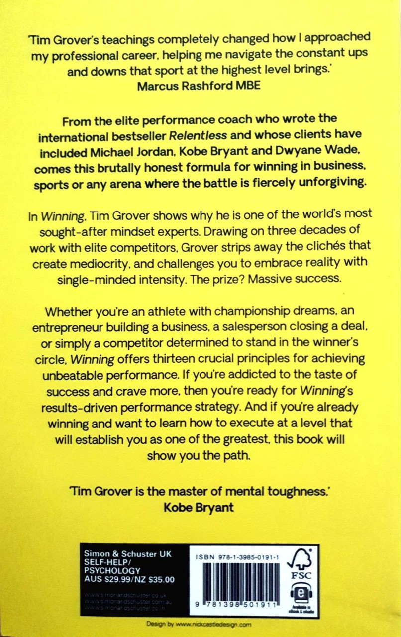 Winning: The Unforgiving Race to Greatness