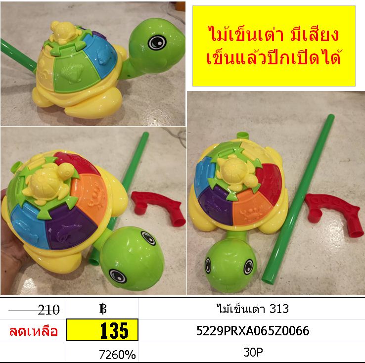 ไม้เข็นเต่า 313
