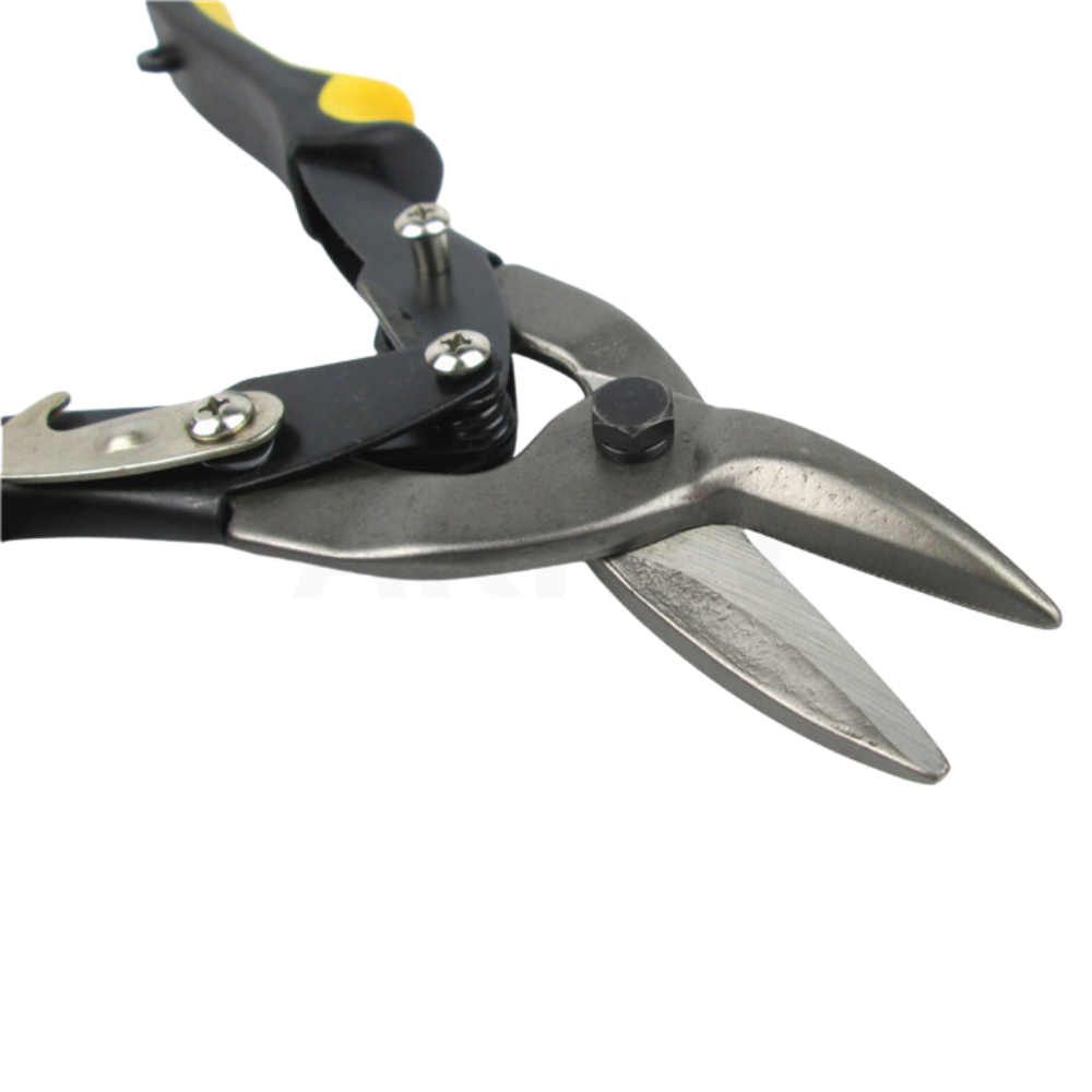 กรรไกรตัดแผ่นโลหะ 10" KingsMan สำหรับตัดแผ่นสังกะสี เมทีลชีท ซีลาย [ขายปลีกส่ง ราคาถูก]