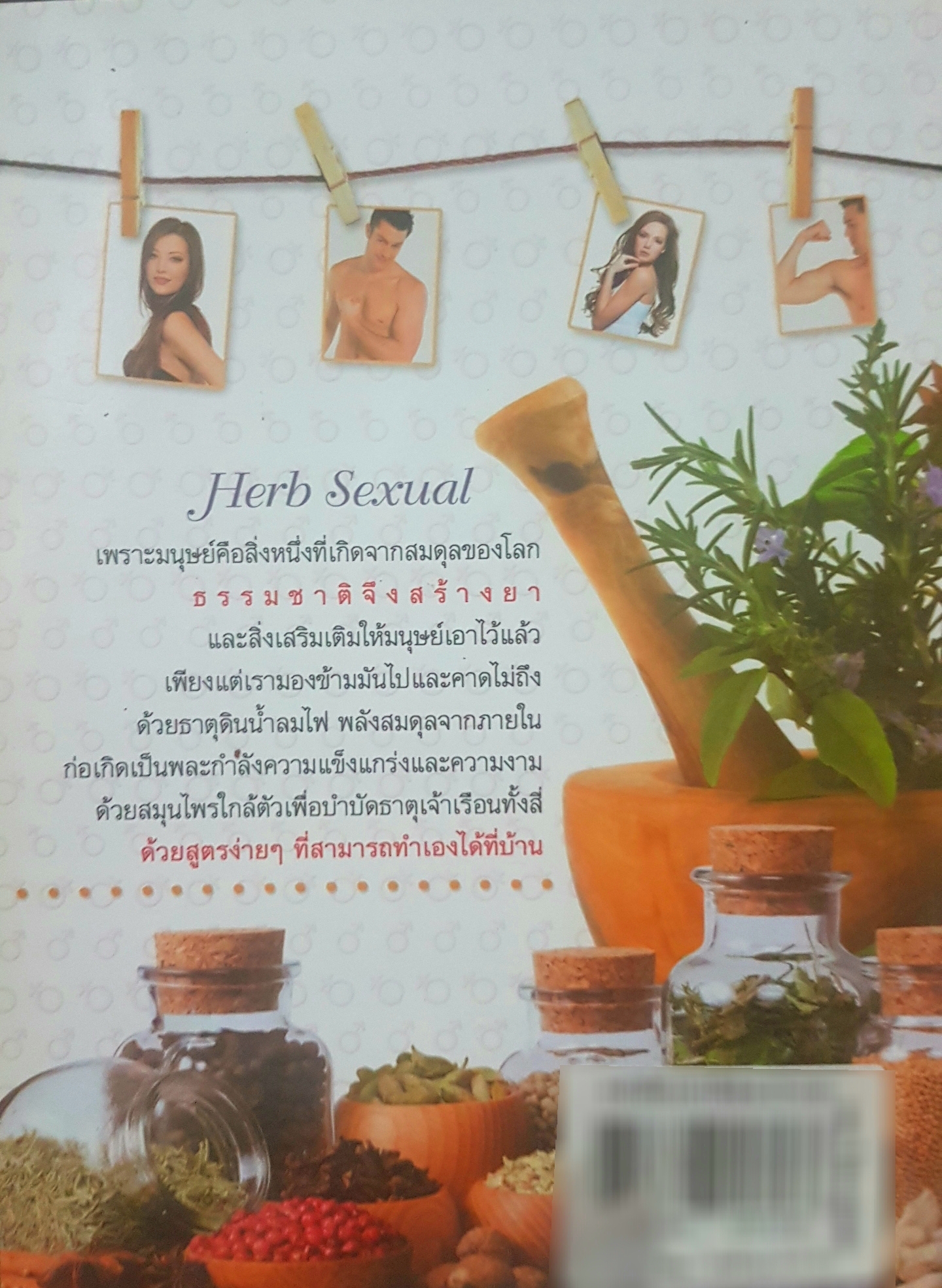สร้างเสน่ห์ทางเพศ และเสริมสุขภาพด้วย Herb Sexual สมุนไพร หมอช้าง