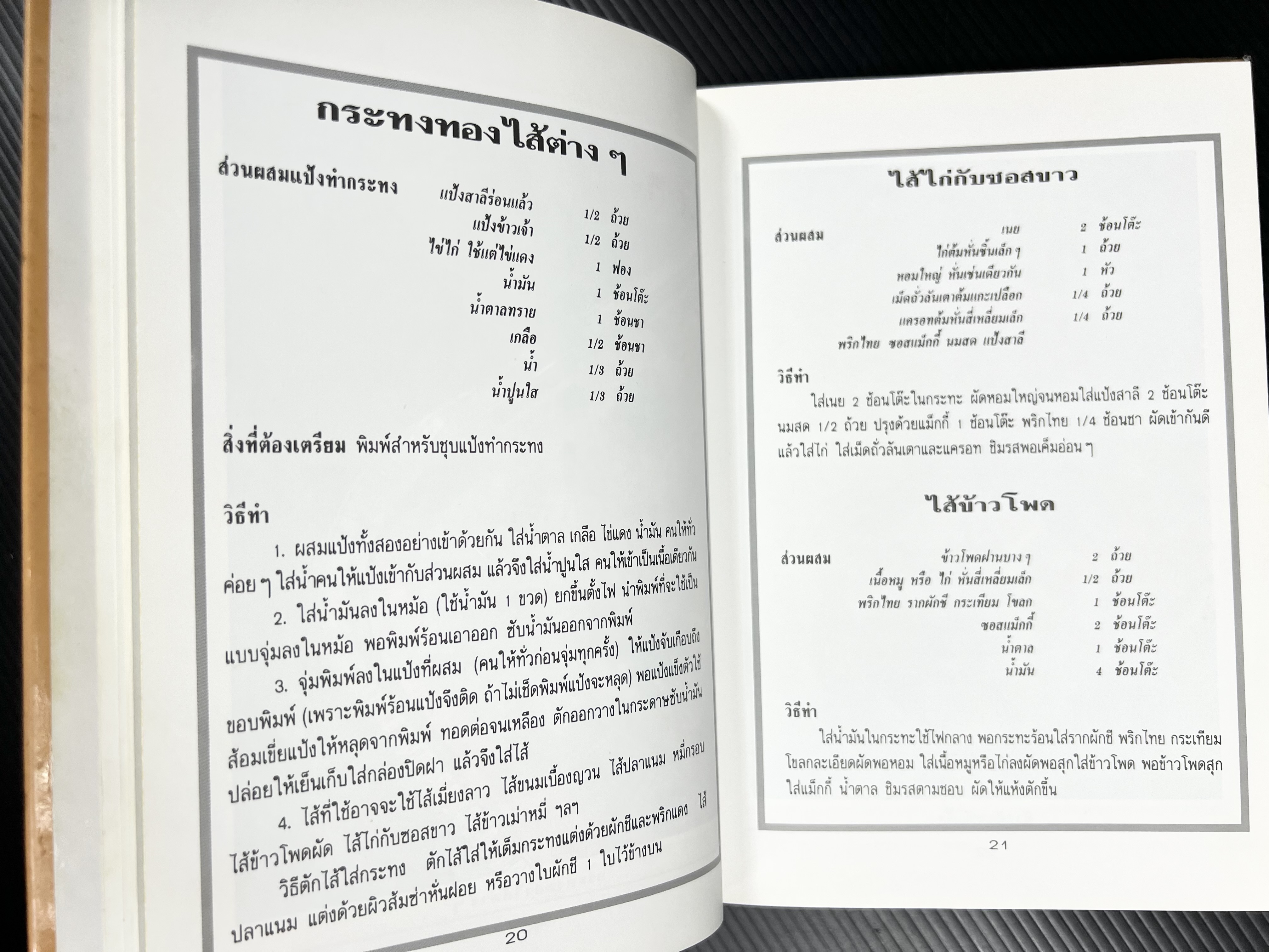 อาหารว่างและเครื่องดื่ม โดย : อาจารย์ศรีสมร คงพันธุ์.