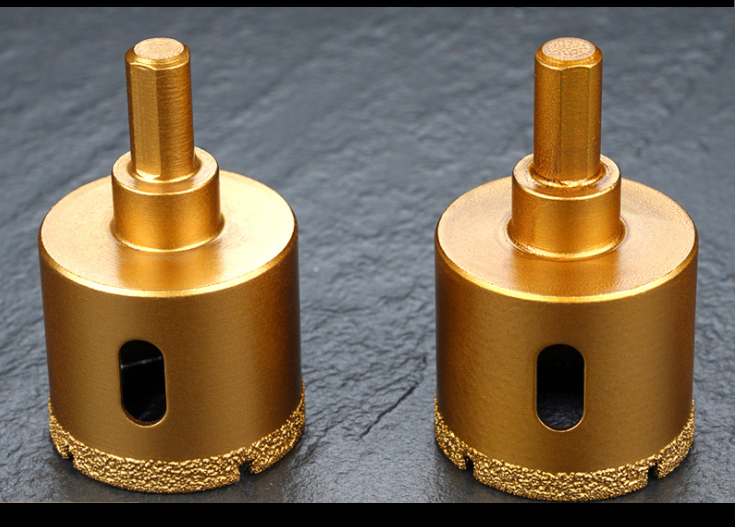 โฮลซอเจาะกระเบื้อง ยี่ห้อ KingsMan ดอกสีทองหัวเพชรอย่างดี ทนทาน สำหรับเจาะหินเกรนิต/กระจก/เซรามิค