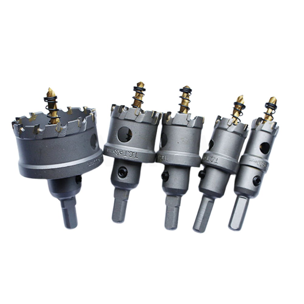 โฮลซอเจาะเหล็กหนาฟันคาร์ไบด์ T.C.T ยี่ห้อ KingsMan เจาะเหล็กหนา สแตนเลส อลูมิเนียม พลาสติก [ขายปลีก/ส่ง ราคาถูก]