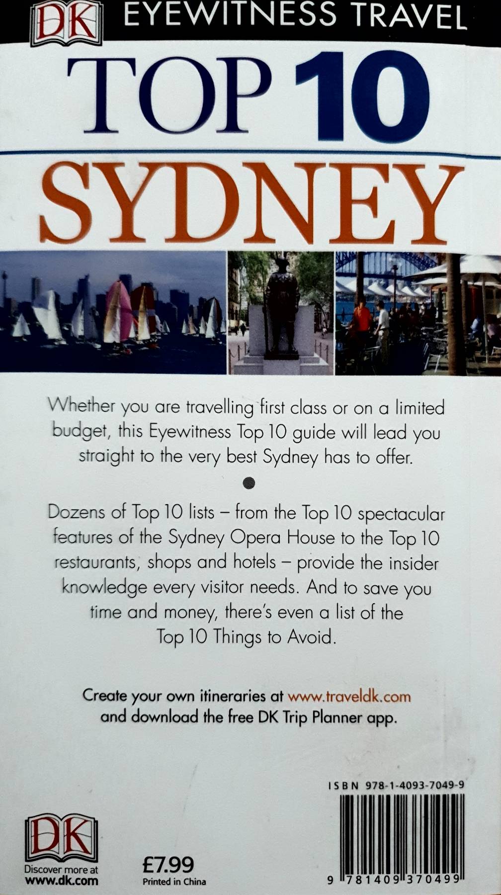 DK Eyewitness Top 10 Travel Guide: Sydney By Rachel Neustein
