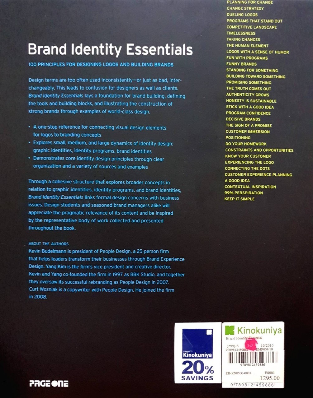 BRAND IDENTITY ESSENTIALS : Kevin Budelmann , Yang Kim
