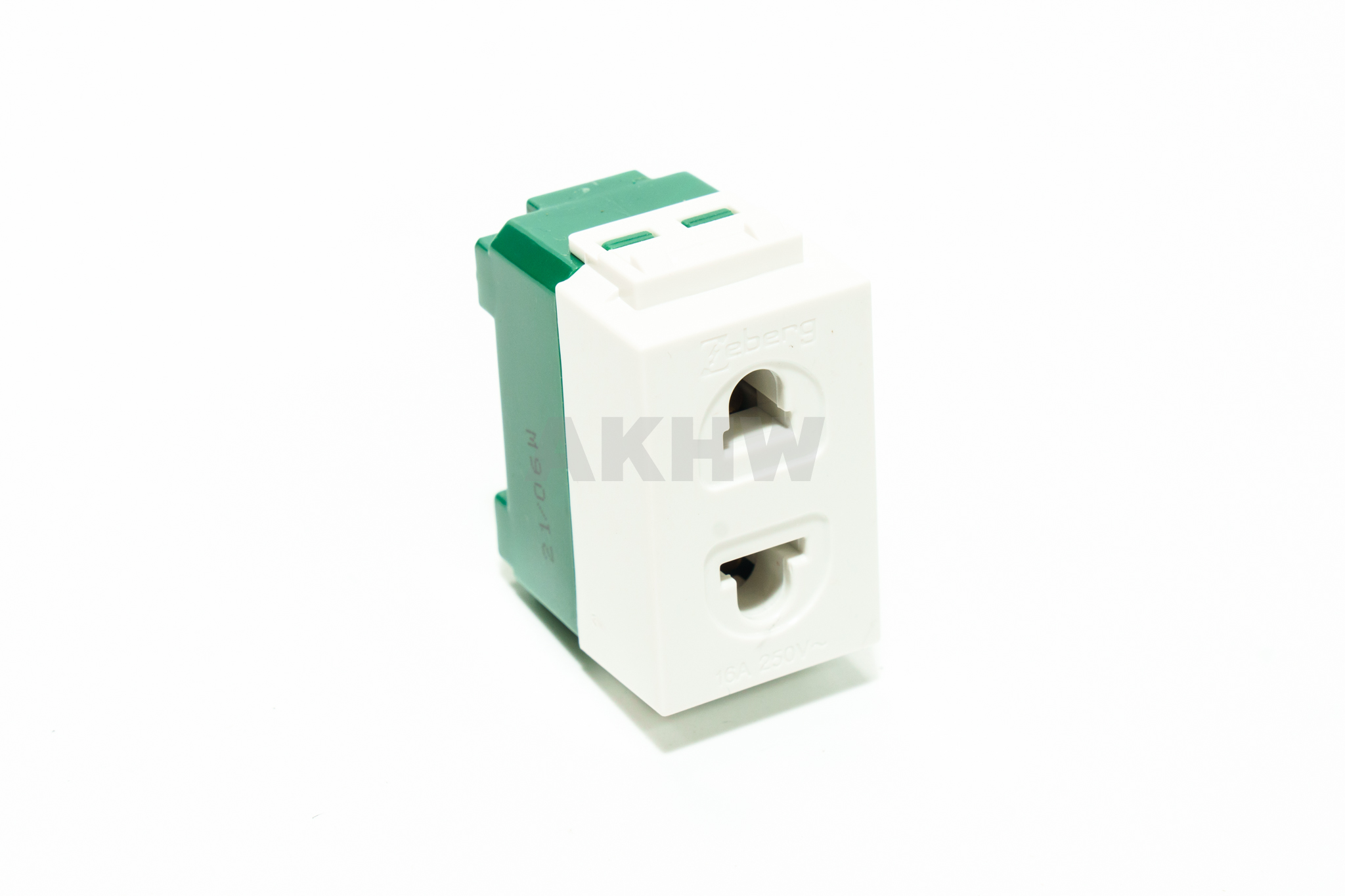 ปลั๊กฝัง Zeberg(ซีเบิร์ก) ZBG803K ทองแดงสปริงแท้ 16A 250V แบบเสียบล็อค [ขายส่ง]