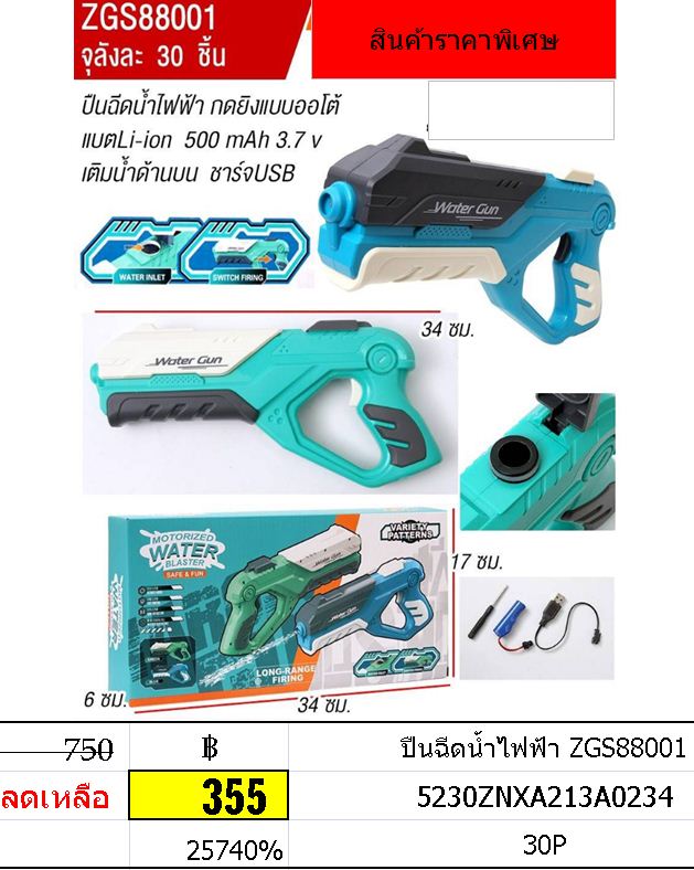ปืนฉีดน้ำไฟฟ้า ZGS88001