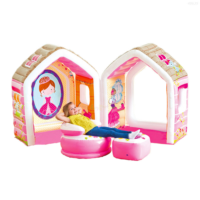 Y-48635NP บ้านเป่าลมชมพูมีโซฟา 2/1