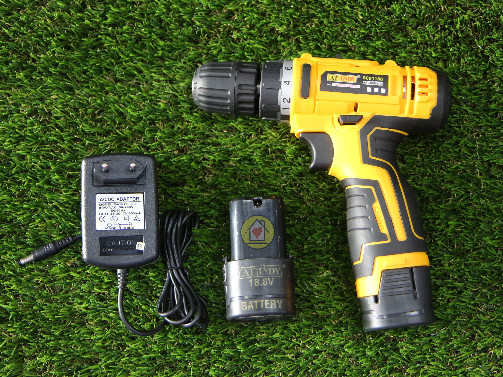 สว่านไร้สาย/Indy/SCD1188/18v(2ก้อน)