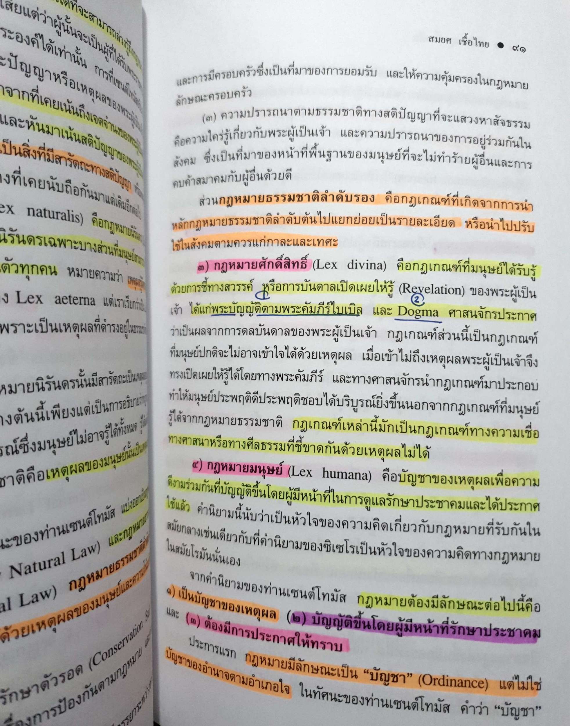 ทฤษฎีกฎหมาย Theory of Law นิติปรัชญา (Philosophy of Law) รศ.สมยศ เชื้อไทย