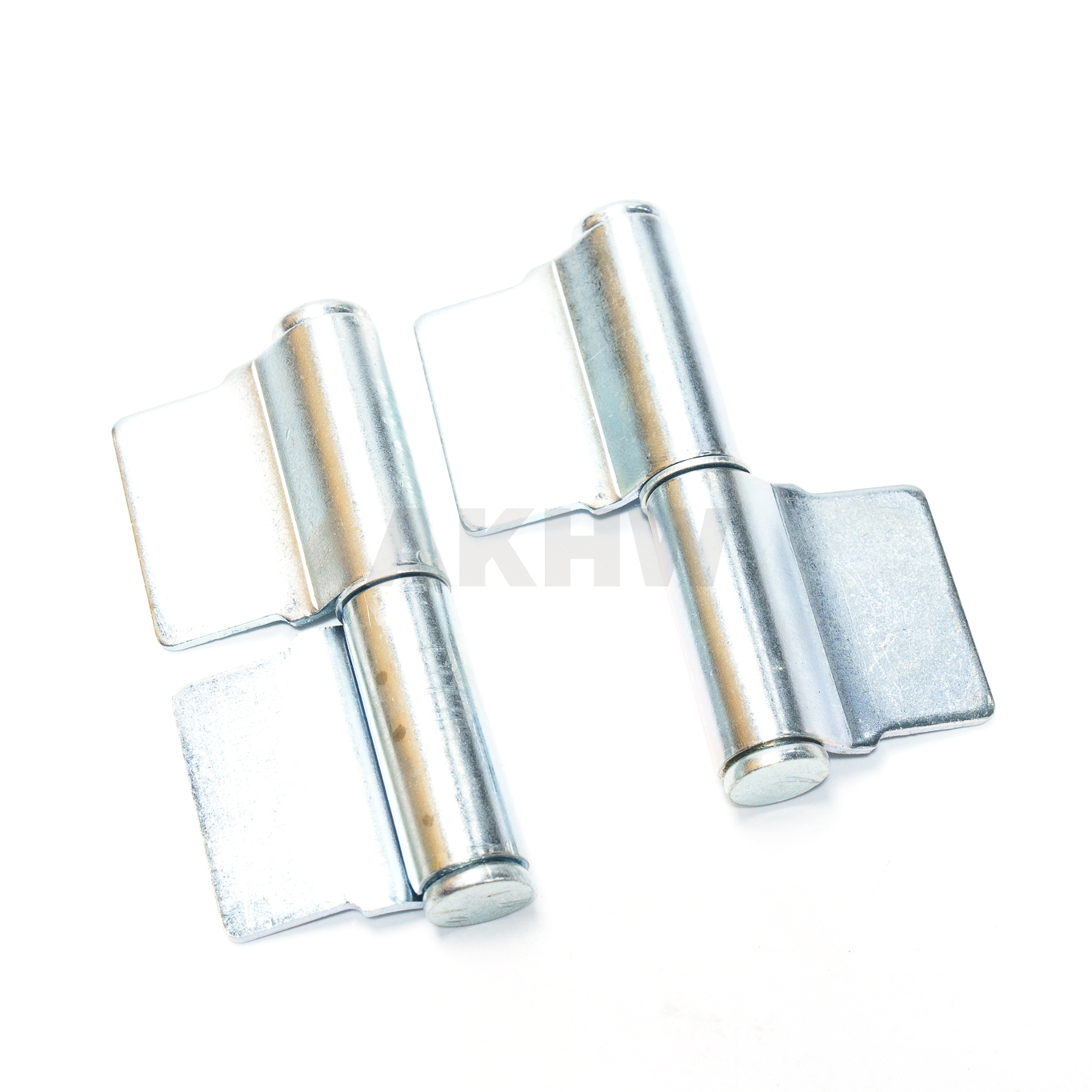 บานพับประตูเหล็ก(บู๊ทประตู) ชุบซิงค์แบบมีปีก สามารถถอดเชื่อมได้ [ขายปลีก/ส่ง]