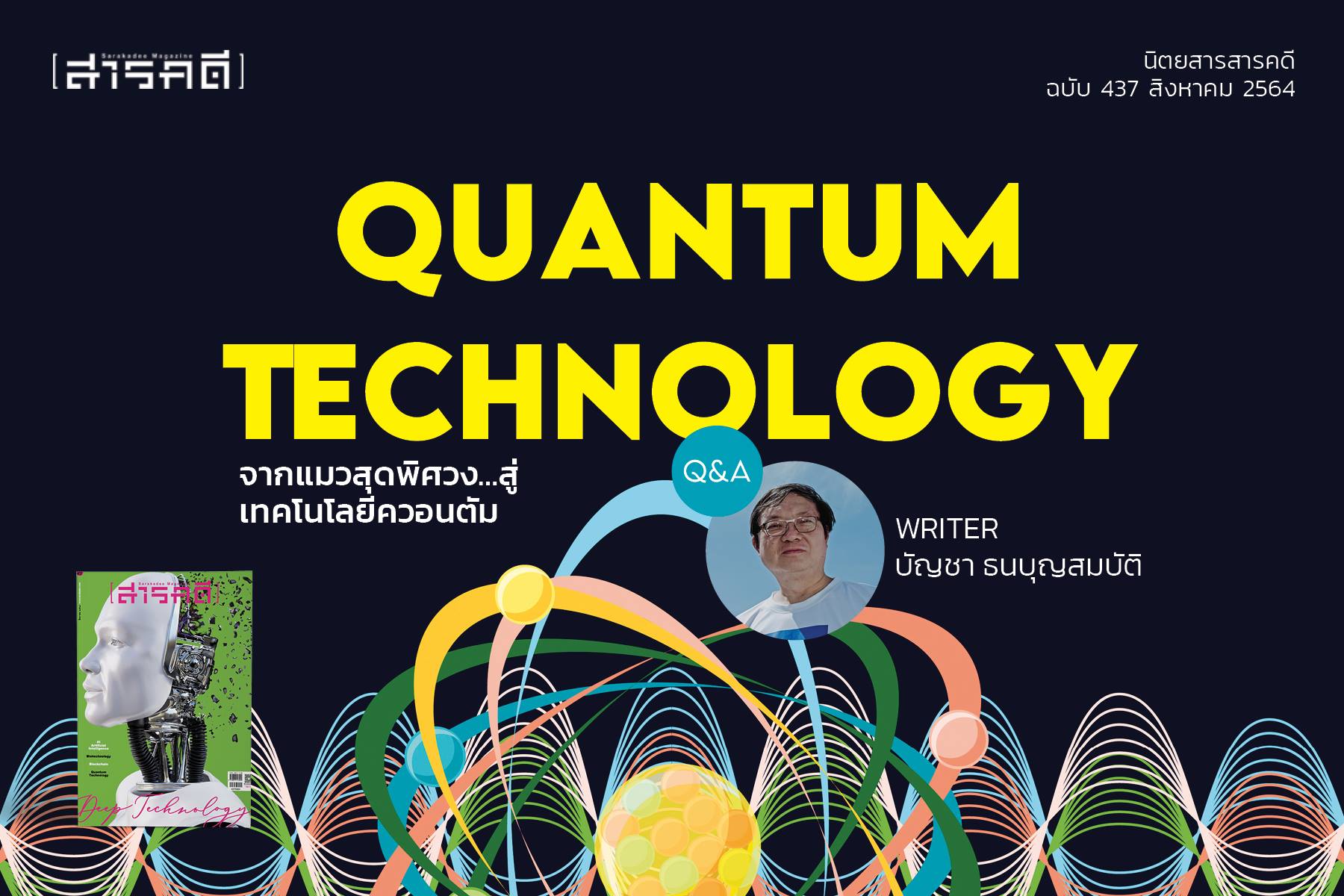 นิตยสารสารคดี 437 สิงหาคม 2564 Deep Techonogy