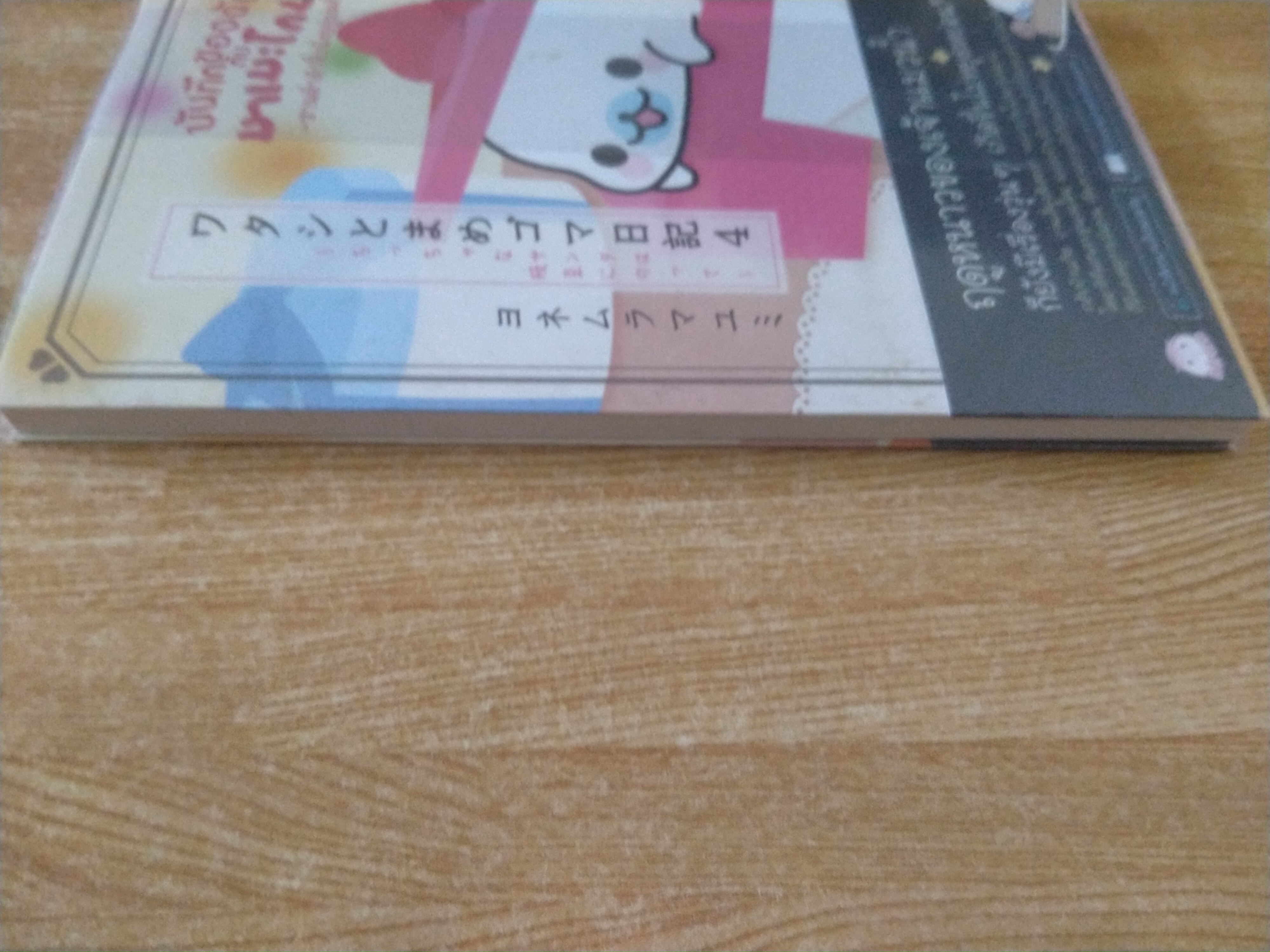 บันทึกของฉันกับ มาเมะโกมะ 4 ซานต้าตัวจิ๋วนั่งอยู่บนถั่วแระ