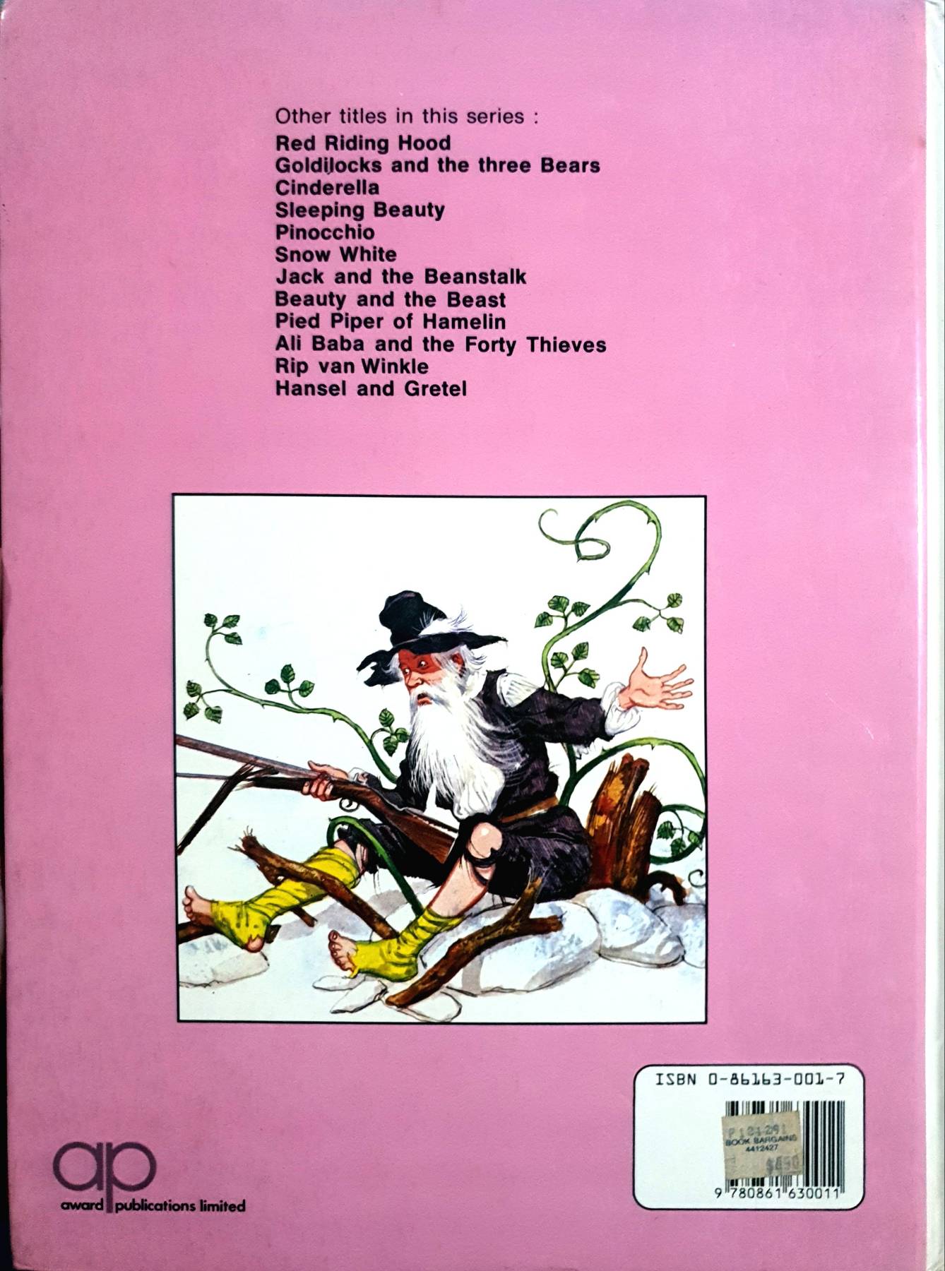 Vintage Rip Van Winkle Washington Irving Award Classic Tale (hardcover)