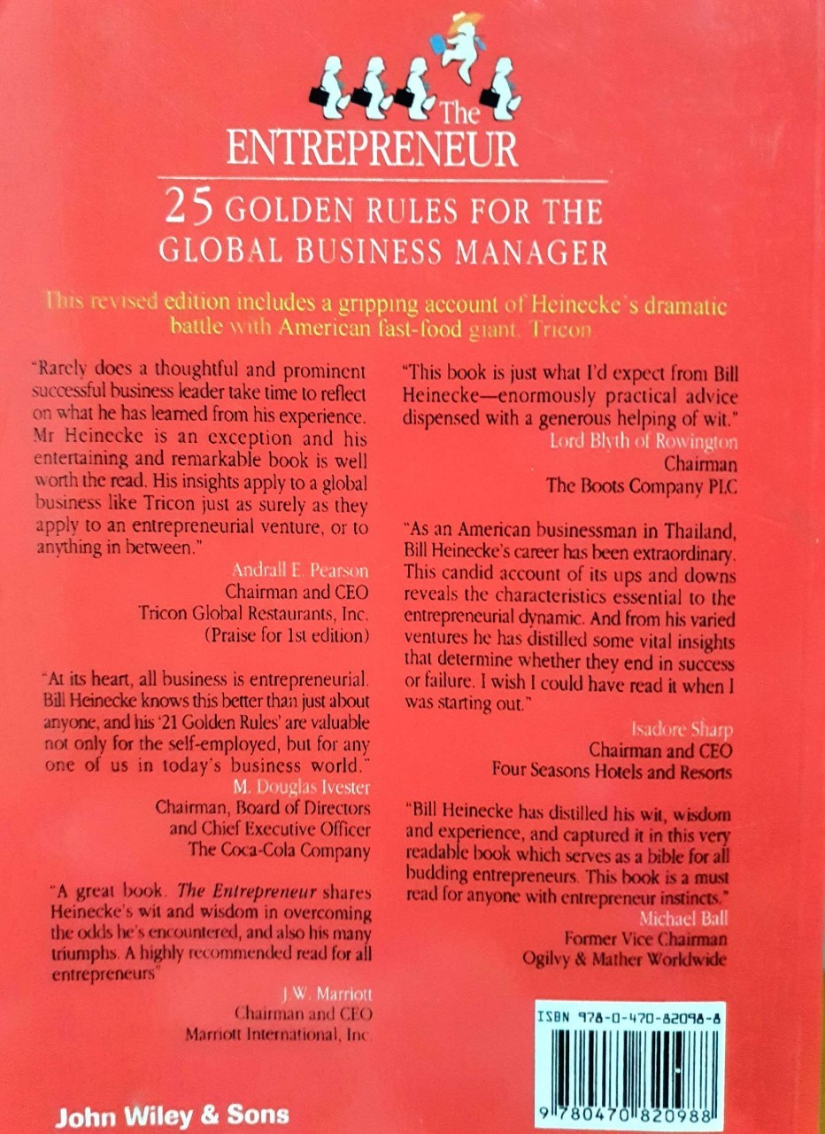 THE ENTREPRENEUR : WILLIAM E. HEINECKI , Jonathan Marsh
