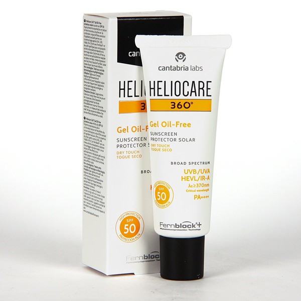Heliocare 360 Gel Oil Free Dry Touch SPF 50 กันแดด ไม่วอก ไม่มัน ไม่อุดตัน