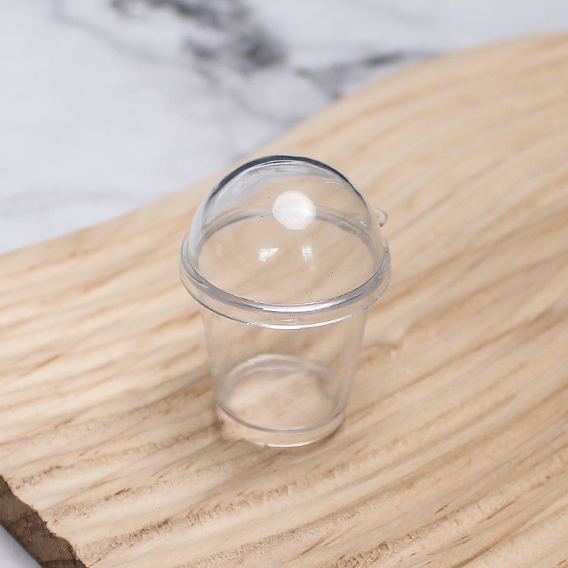 ถ้วยจิ๋วแก้วจิ๋วมินิจำลองถ้วยมูสรำไม้ถ้วยอาหารขนาดเล็กของเล่น DIY ครีมกาวถ้วยไอศกรีมทำด้วยมือวัสดุแพคเกจถ้วย