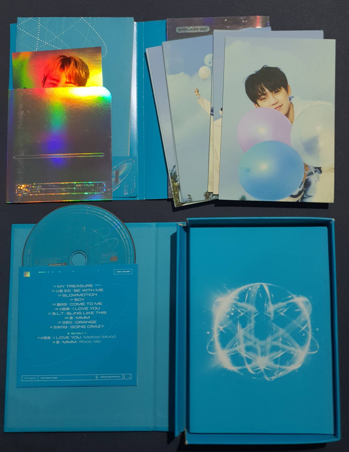 TREASURE THE FIRST STEP: TREASURE EFFECT FIRST PRESS FULL INCLUSIONS