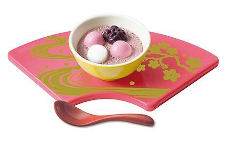 รีเม้นท์ชุดซากุระสวีทประกอบด้วยขนมหวานแบบฉบับญี่ปุ่นrement Sakura sweets