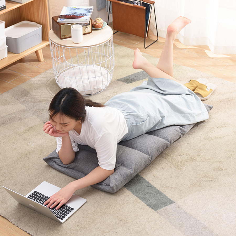 โซฟาเบด ปรับเอนได้ 6 ระดับ เก้าอี้ญี่ปุ่น โซฟาปรับนอน เก้าอี้ปรับนอน เก้าอี้นั่งพื้น โซฟาปรับนอนได้ sofa bed แถมฟรี หมอนหนุนหลัง รุ่น HC-040