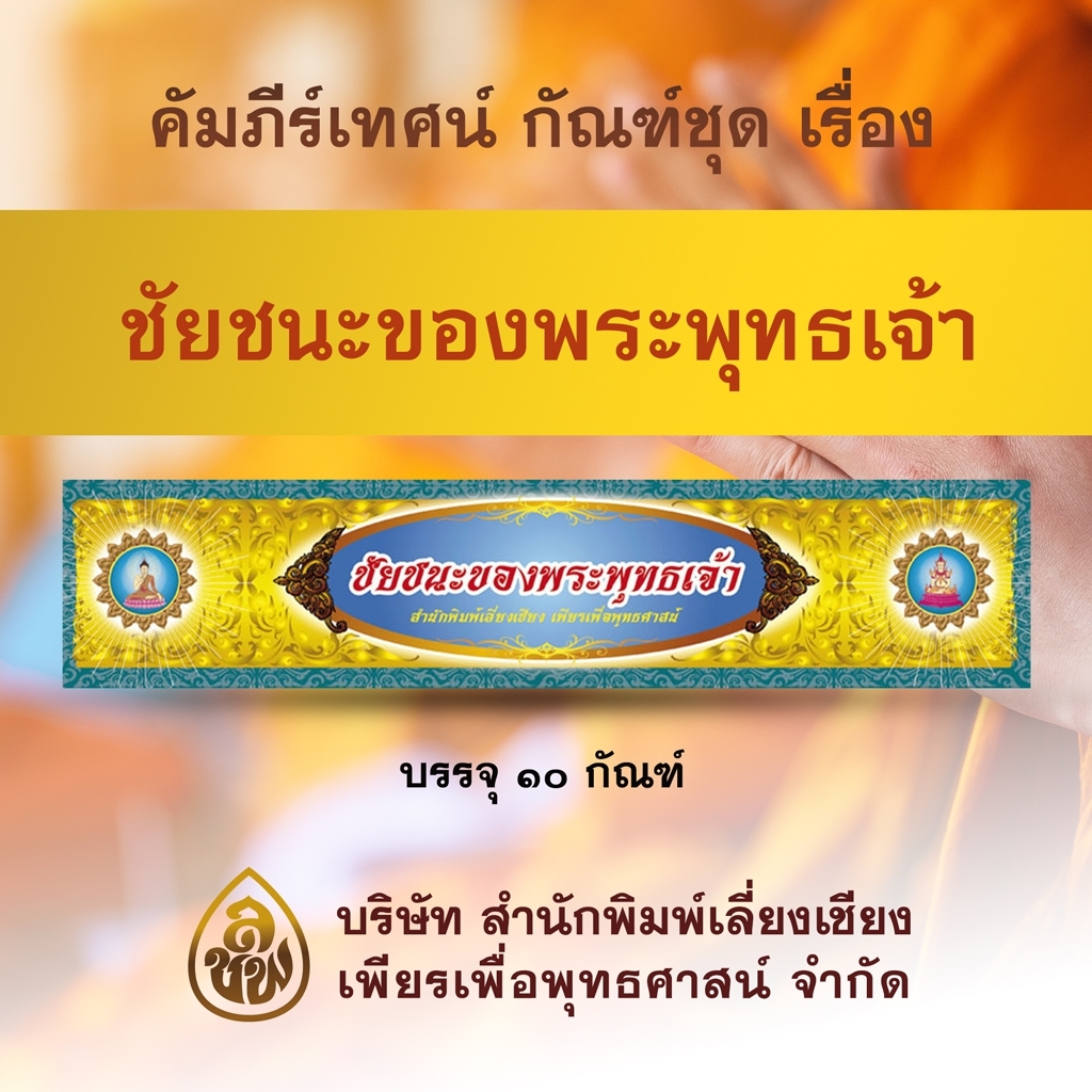 ชุด คัมภีร์เทศน์ ชัยชนะของพระพุทธเจ้า จำนวน 10 กัณฑ์ สำหรับพระภิกษุสงฆ์ใช้แสดงธรรมแก่พุทธบริษัท เนื่องในโอกาสต่างๆ หนังสือธรรมะ บจ.สำนักพิมพ์เลี่ยงเชียง เพียรเพื่อพุทธศาสน์