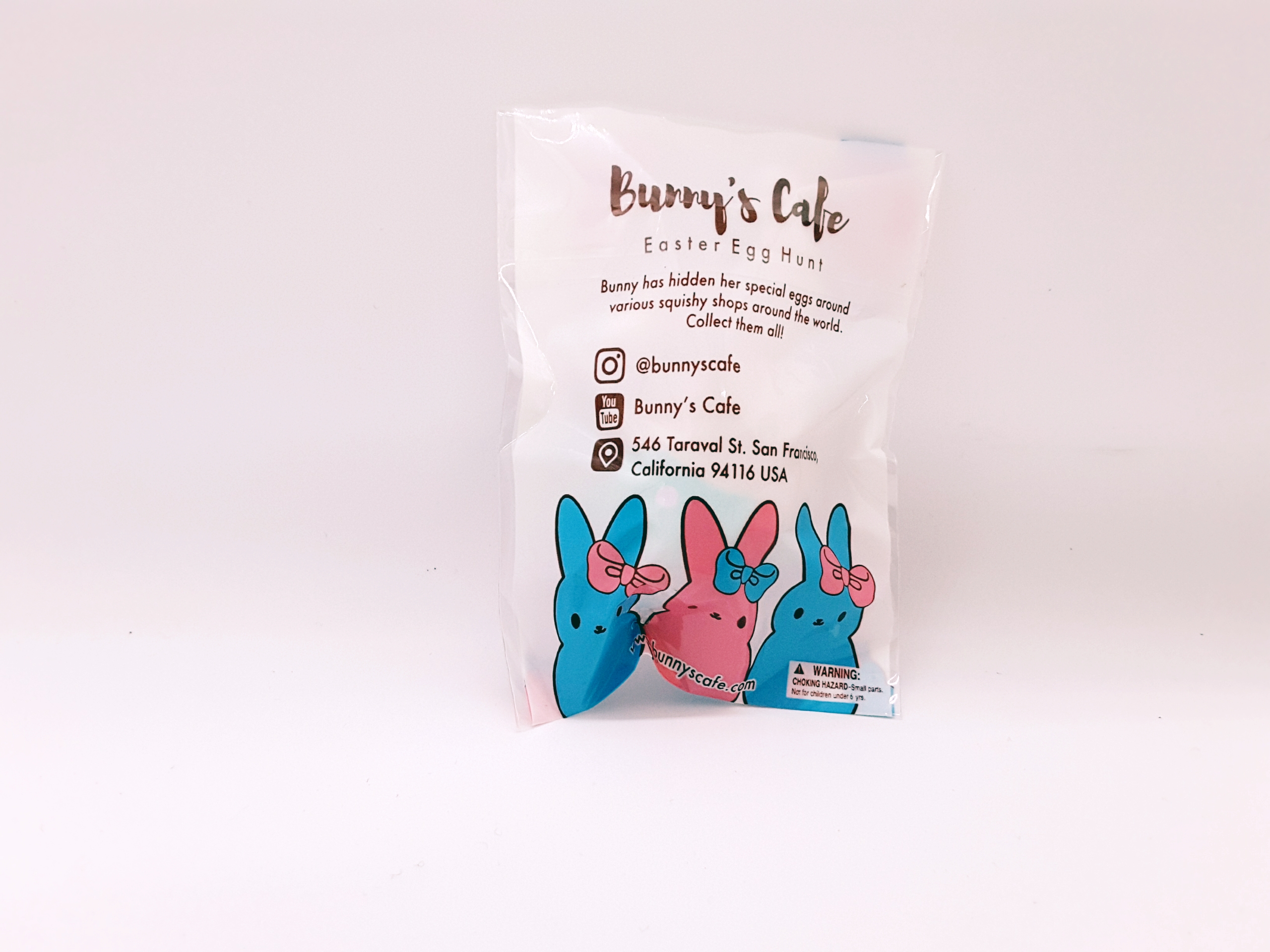 สกุชชี่จิ๋วไข่บันนี่เล็กกระต่ายน้อยสีฟ้าblue bunny egg