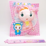 สกุชชี่กบน้อยแบรนด์เล่ยเล่ยชมพูlei lei pink