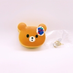 สกุชชี่มินิแพนเค้กแบรนด์พูนิมารุรสบลูเบอรี่มีปลั๊กกี้และโซ่ไข่ปลา