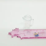 เหยือกจิ๋วพลาสติกสีใสสำหรับจัดใส่เรซิ่นเป็นเหยือกน้ำแข็งจิ๋วเหมาะแก่การตั้งโชว์และนำไปเล่นกับตุ๊กตาจิ๋ว