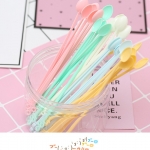 ช้อนตัก,ช้อนคนพลาสติกหลากสีสำหรับงานประดิษฐ์ดินปั้นจิ๋วจากดินไทย ดินเกาหลี ดินญี่ปุ่น