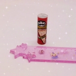 ขนมพริงเคิ้ลจิ๋วรสพิซซ่าเหมาะสำหรับนักสะสมของจิ๋วdollhouse