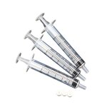 DIY มินิเค้กตกแต่งหัวฉีดครีมกาว 3D เข็มฉีดยา jam หัวฉีดขนาดเล็กของเล่นกินได้ครีมดินตกแต่งหัวฉีด