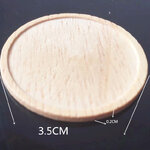 ถาดจิ๋วจำลองสำหรับจัดอาหารจิ๋วตกแต่งทำจากไม้จริงสำหรับนักประดิษฐ์ดินปั้นอาหารจิ๋วโดยเฉพาะ