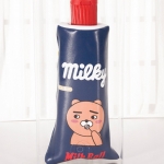 กระเป๋าใส่ดินสอธีมสีน้ำเงินสำหรับเด็กหญิง/เด็กชายจำลองหลอดยาสีฟันสายท่ห์