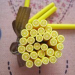 แพ็คเล็บโพลิเมอร์ตกแต่งเล็บมะนาวผลไม้บาร์A-06