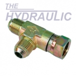 JS04-JM04-JM04 JIC37 1/4" F x JIC37 1/4" M x JIC37 1/4" M ชิ้น